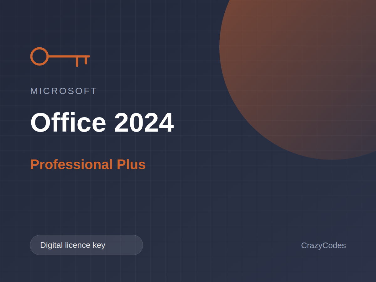 Microsoft Office 2024 Professional Plus — digital licence key from windows-keys.net